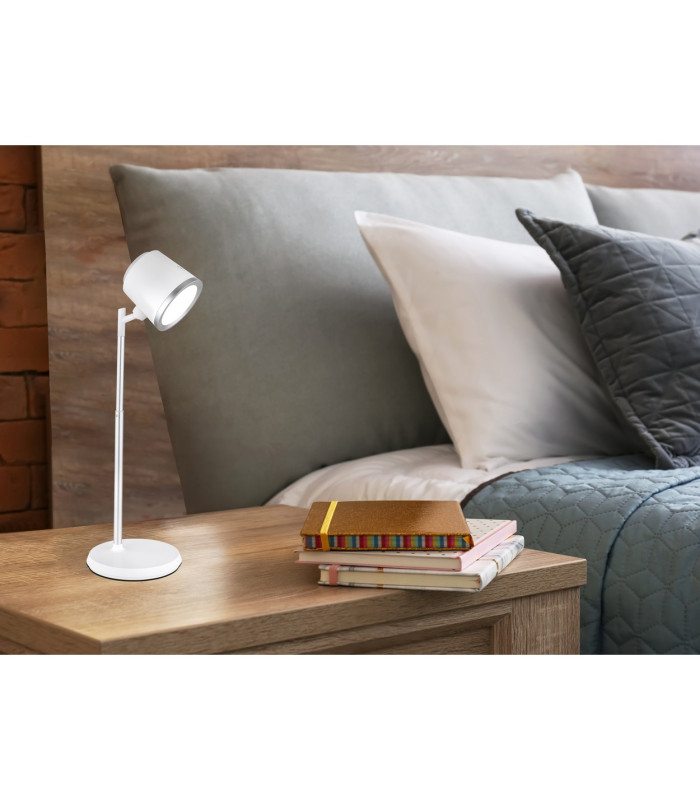 Meeya Desk Task Lamp White Matt LED Dimmable 3000-6500K Touch Dimmer-15