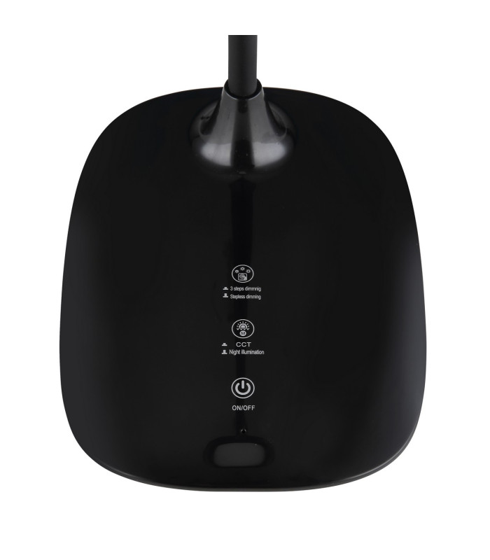 Botal Desk Task Lamp Black Glossy LED Dimmable 4000-6500K Touch Dimmer-3