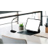Botal Desk Task Lamp Black Glossy LED Dimmable 4000-6500K Touch Dimmer-11