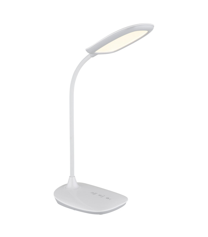 Botal Desk Task Lamp White Glossy LED Dimmable 4000-6500K Touch Dimmer-1