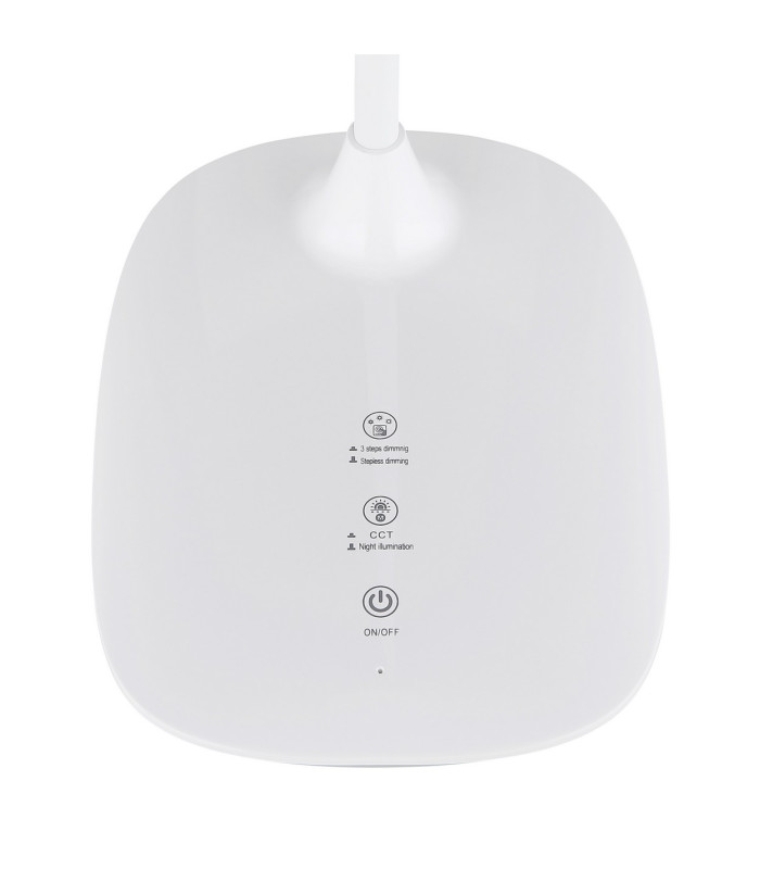 Botal Desk Task Lamp White Glossy LED Dimmable 4000-6500K Touch Dimmer-3
