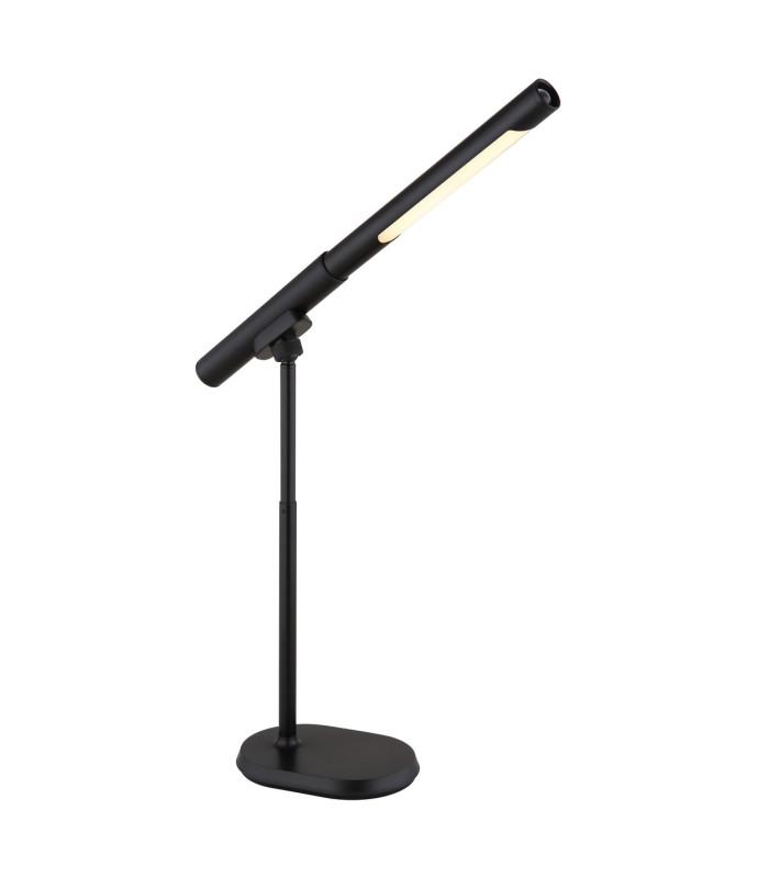 Milan Desk Task Lamp Matt Black LED Dimmable 4000-6500K Touch Dimmer-4