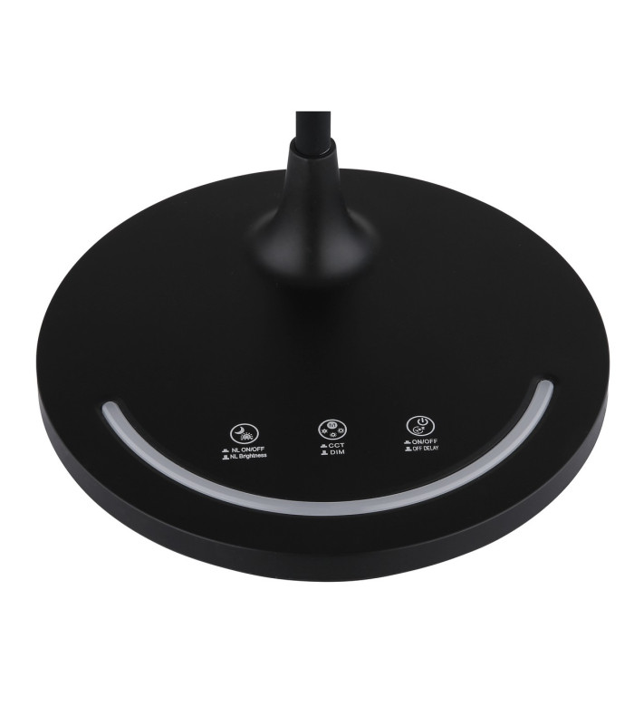 Kenny Desk Task Lamp Matt Black LED Dimmable 3000-5700K Touch Dimmer-3
