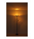Blade Mother & Child Lamp Matt Black Smoke Glass Shade 1x E27-7