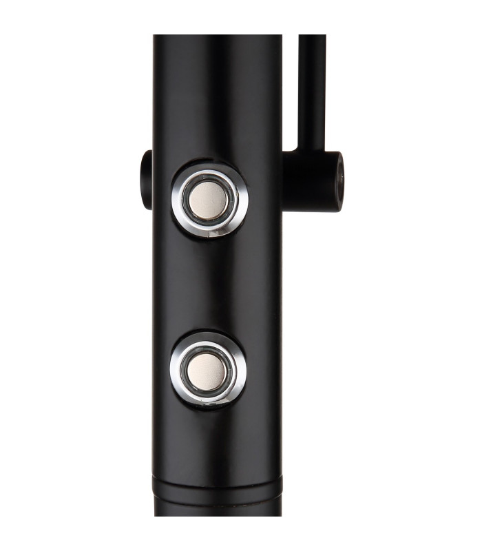 Sophia Mother & Child Lamp Matt Black Smoke Glass Shade LED 3000K Touch Dimmer-3