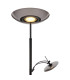 Sophia Mother & Child Lamp Matt Black Smoke Glass Shade LED 3000K Touch Dimmer-4