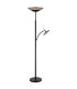 Sophia Mother & Child Lamp Matt Black Smoke Glass Shade LED 3000K Touch Dimmer-5
