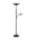 Sophia Mother & Child Lamp Matt Black Smoke Glass Shade LED 3000K Touch Dimmer-6