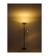 Sophia Mother & Child Lamp Matt Black Smoke Glass Shade LED 3000K Touch Dimmer-7