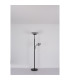 Sophia Mother & Child Lamp Matt Black Smoke Glass Shade LED 3000K Touch Dimmer-9