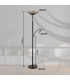 Sophia Mother & Child Lamp Matt Black Smoke Glass Shade LED 3000K Touch Dimmer-11