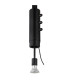 Merlinda Mother & Child Lamp Matt Black Smoke Glass Shade LED 3000K-4