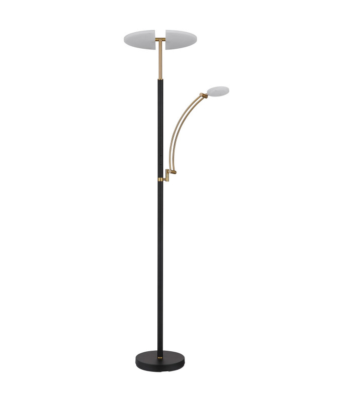 Tirana Mother & Child Lamp Matt Black LED Dimmable 2700-6000K Touch Dimmer-2