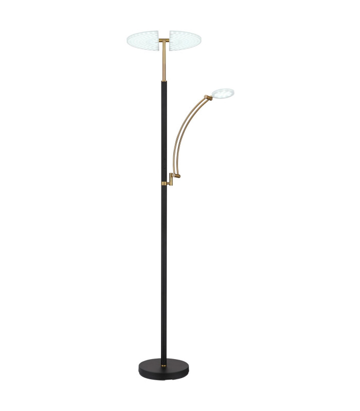 Tirana Mother & Child Lamp Matt Black LED Dimmable 2700-6000K Touch Dimmer-4
