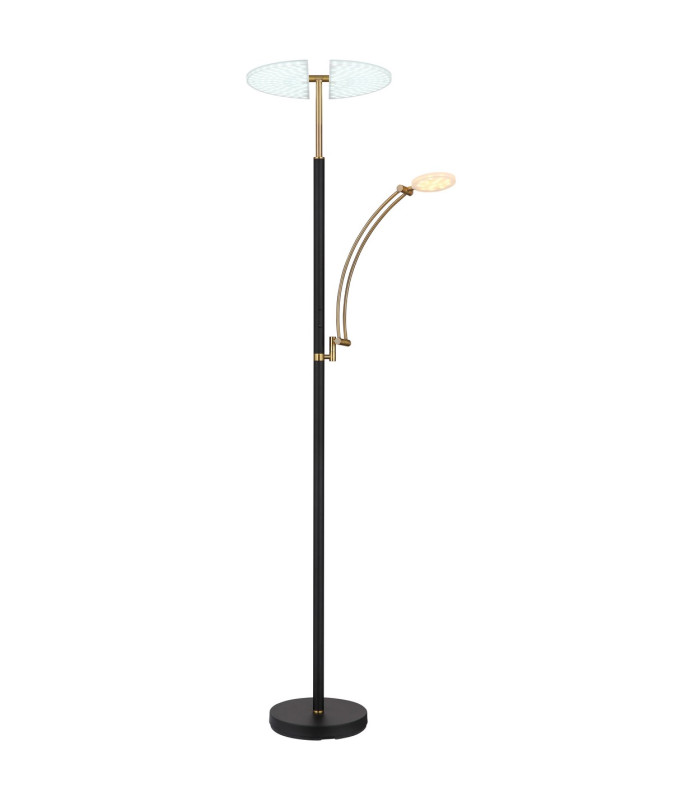 Tirana Mother & Child Lamp Matt Black LED Dimmable 2700-6000K Touch Dimmer-5