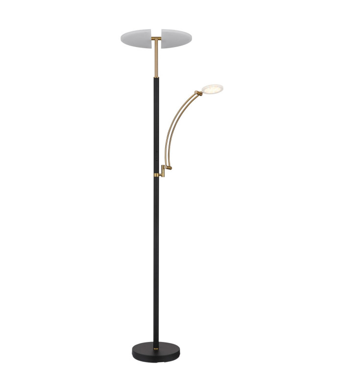 Tirana Mother & Child Lamp Matt Black LED Dimmable 2700-6000K Touch Dimmer-8