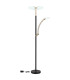 Tirana Mother & Child Lamp Matt Black LED Dimmable 2700-6000K Touch Dimmer-9