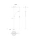 Tirana Mother & Child Lamp Matt Black LED Dimmable 2700-6000K Touch Dimmer-16