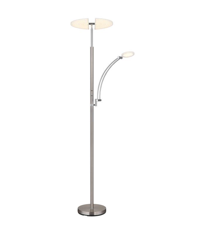Tirana Mother & Child Lamp Nickel Matt LED Dimmable 2700-6000K Touch Dimmer-1