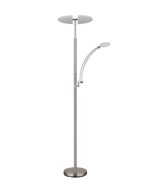 Tirana Mother & Child Lamp Nickel Matt LED Dimmable 2700-6000K Touch Dimmer-2
