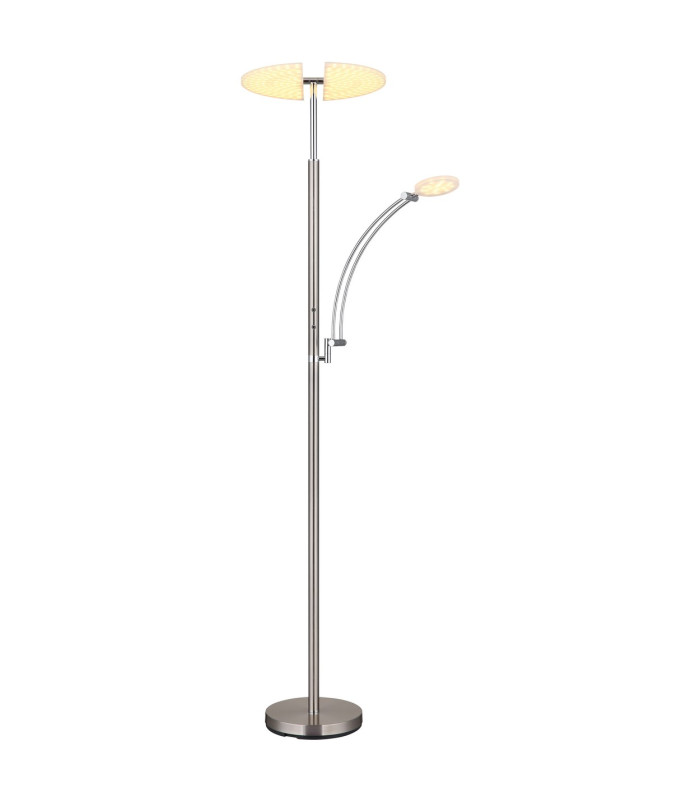 Tirana Mother & Child Lamp Nickel Matt LED Dimmable 2700-6000K Touch Dimmer-4