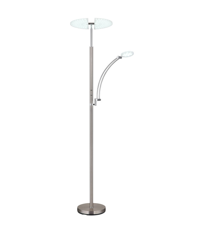 Tirana Mother & Child Lamp Nickel Matt LED Dimmable 2700-6000K Touch Dimmer-5