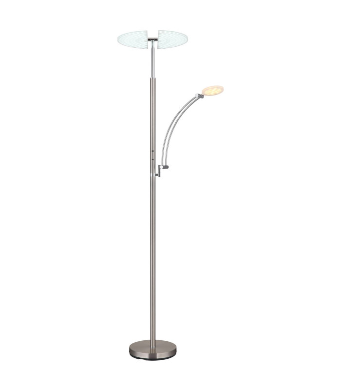 Tirana Mother & Child Lamp Nickel Matt LED Dimmable 2700-6000K Touch Dimmer-6