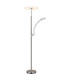 Tirana Mother & Child Lamp Nickel Matt LED Dimmable 2700-6000K Touch Dimmer-8