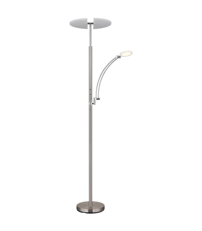 Tirana Mother & Child Lamp Nickel Matt LED Dimmable 2700-6000K Touch Dimmer-9