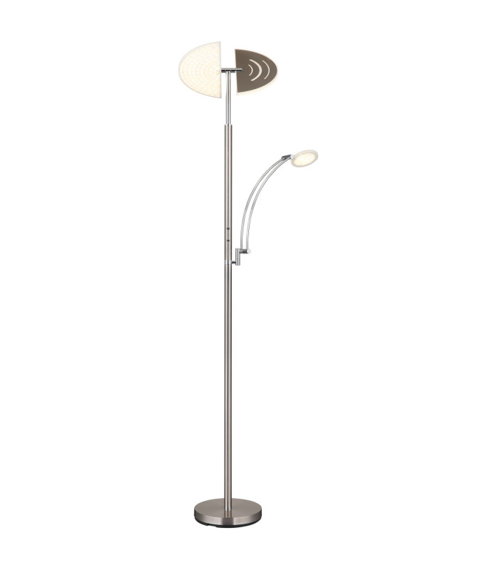 Tirana Mother & Child Lamp Nickel Matt LED Dimmable 2700-6000K Touch Dimmer-11