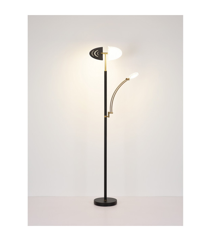 Tirana Mother & Child Lamp Nickel Matt LED Dimmable 2700-6000K Touch Dimmer-14