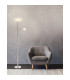 Blade Mother & Child Lamp Chrome Satined Alabaster Optic Glass Shade 1x E27 3000K-2