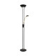 Leonas Mother & Child Lamp Matt Black Opal Glass Shade LED Dimmable 3000K-2