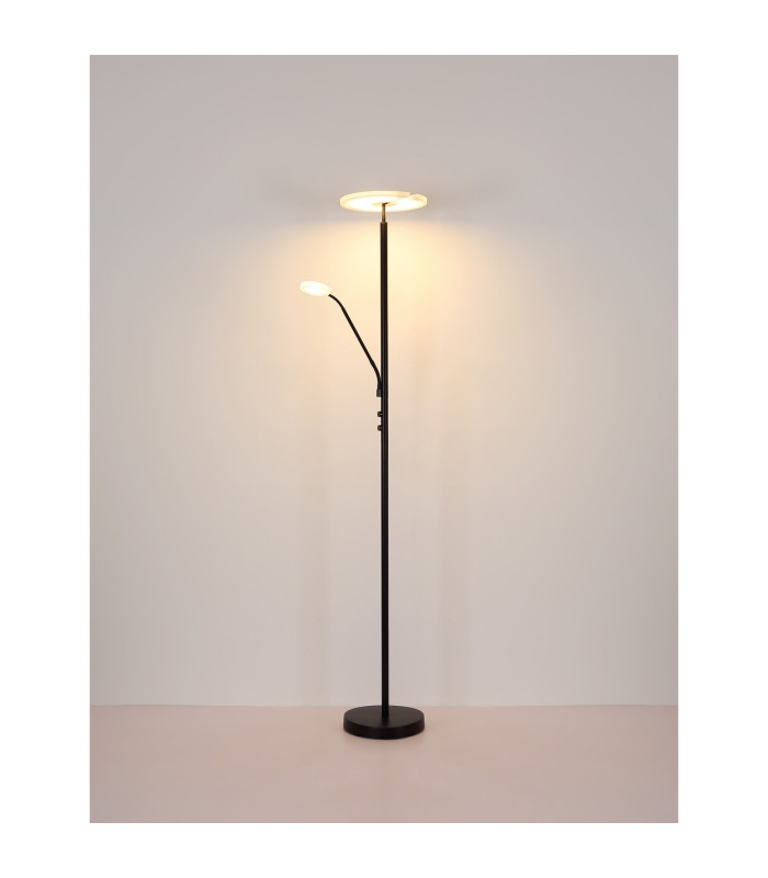 Stanford Mother & Child Lamp Matt Black LED Dimmable 3000K-9