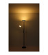 Tamika Mother & Child Lamp Matt Black Satined Glass Shade LED Dimmable 3000K-8