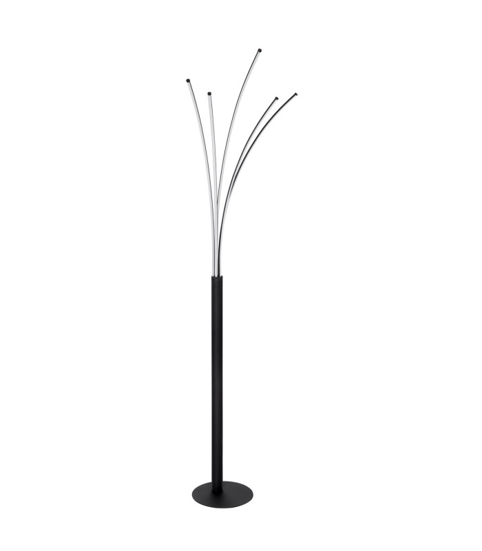 Bizzy LED Integrated Floor Lamp Matt Black 5x LED Dimmable 3000-6000K Remote Control Timer Tuya Smart-2