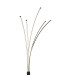 Bizzy LED Integrated Floor Lamp Matt Black 5x LED Dimmable 3000-6000K Remote Control Timer Tuya Smart-3
