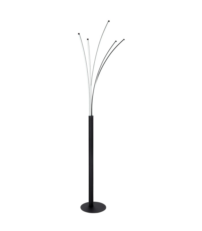 Bizzy LED Integrated Floor Lamp Matt Black 5x LED Dimmable 3000-6000K Remote Control Timer Tuya Smart-5