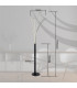Bizzy LED Integrated Floor Lamp Matt Black 5x LED Dimmable 3000-6000K Remote Control Timer Tuya Smart-10