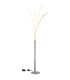 Bizzy LED Integrated Floor Lamp Nickel Matt LED 3000K-4