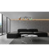 Telesto Ceiling Spotlight Bar Black Glass Shade 4x E14-6