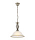 Odin Dome Pendant Ceiling Light Old Brass Satined Glass Shade 1x E27-1