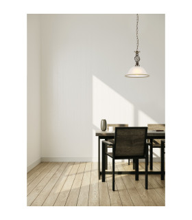Odin Dome Pendant Ceiling Light Old Brass Satined Glass Shade 1x E27-2