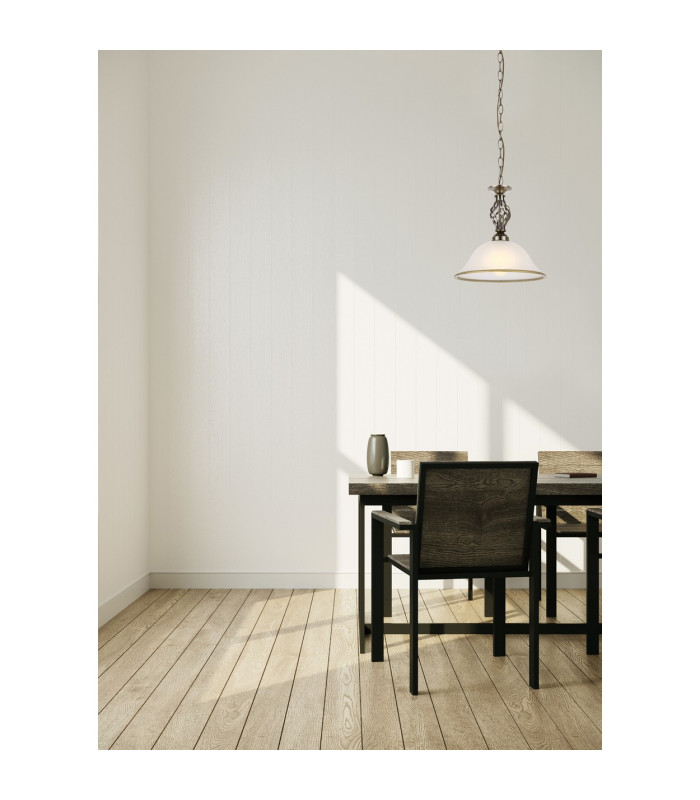 Odin Dome Pendant Ceiling Light Old Brass Satined Glass Shade 1x E27-2