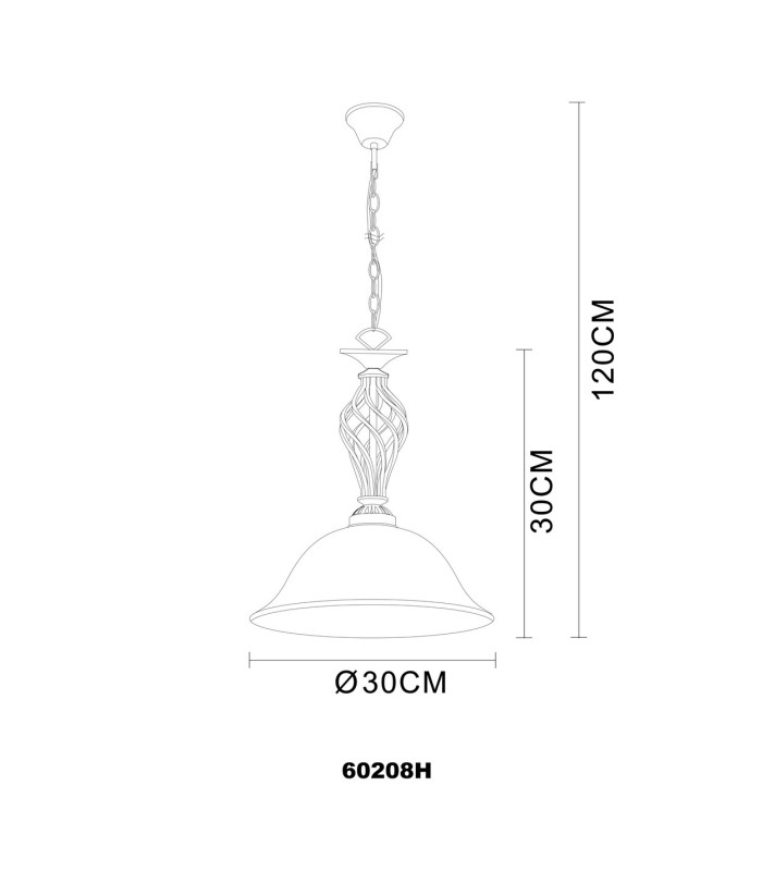 Odin Dome Pendant Ceiling Light Old Brass Satined Glass Shade 1x E27-3