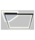 Oslo Integrated LED Semi Flush Ceiling Light Matt Black 2x LED 3000K