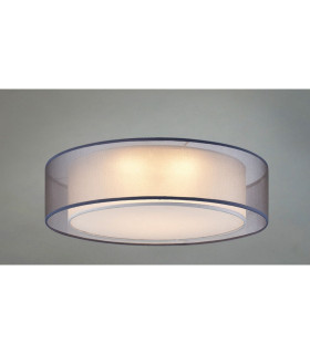 Chloe Cylindrical Ceiling Light Nickel Matt LED Dimmable 3000K-2