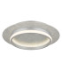Mary 40cm Integrated LED Semi Flush Ceiling Light Silver Colored Matt LED Dimmable 2700-6500K Remote Control Timer-1
