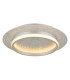 Mary 40cm Integrated LED Semi Flush Ceiling Light Silver Colored Matt LED Dimmable 2700-6500K Remote Control Timer-4