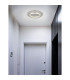 Mary 40cm Integrated LED Semi Flush Ceiling Light Silver Colored Matt LED Dimmable 2700-6500K Remote Control Timer-6